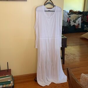 White summery free people beach maxi.  NWT